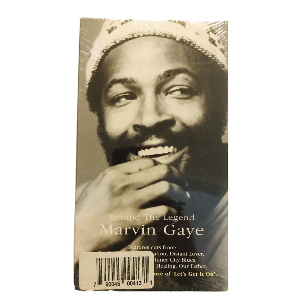 Marvin Gaye Behind The Legend New Sealed VHS not cd lp